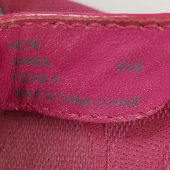 Coach Pink Flower Iconic "C" Flip Flop Sandals 9.5 - Picture 6 of 7